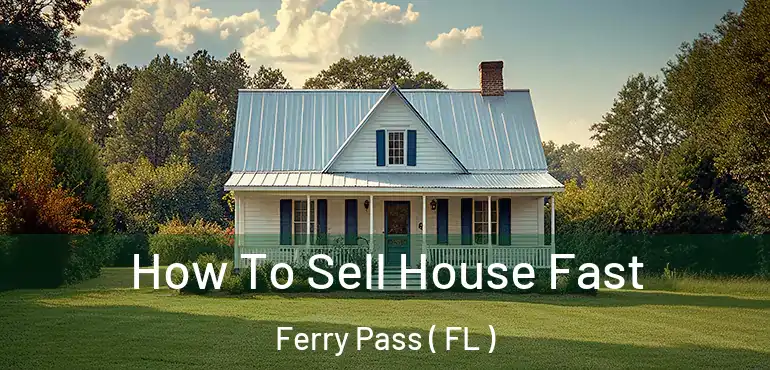  How To Sell House Fast Ferry Pass ( FL )
