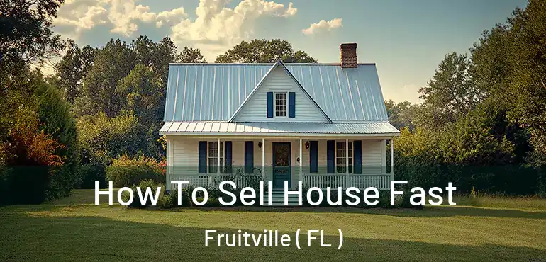  How To Sell House Fast Fruitville ( FL )