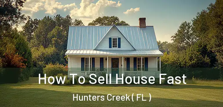  How To Sell House Fast Hunters Creek ( FL )