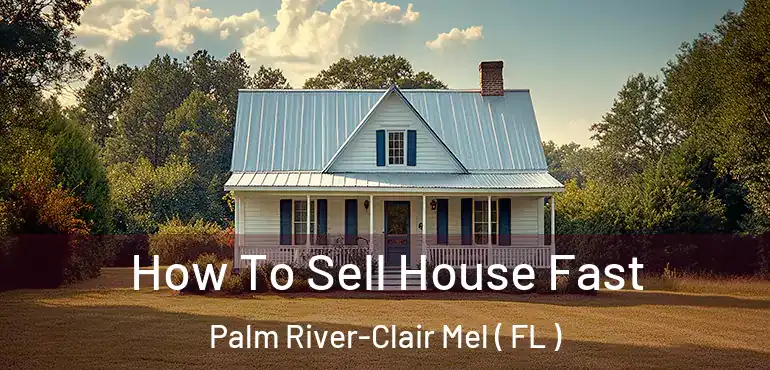  How To Sell House Fast Palm River-Clair Mel ( FL )