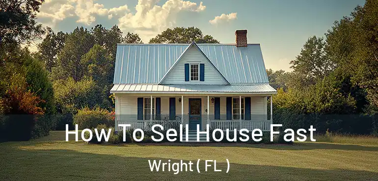  How To Sell House Fast Wright ( FL )