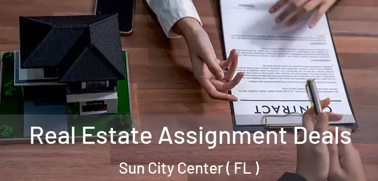  Real Estate Assignment Deals Sun City Center ( FL )