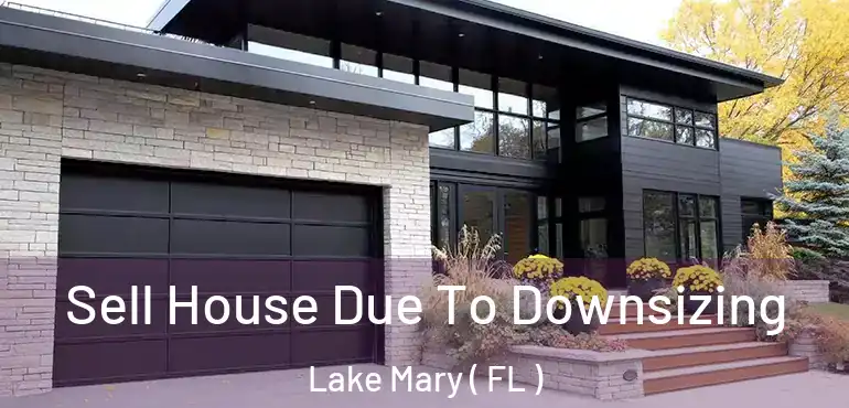 Sell House Due To Downsizing Lake Mary ( FL )