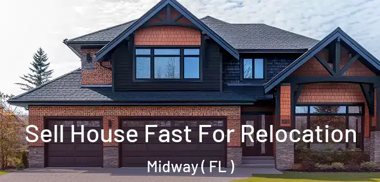  Sell House Fast For Relocation Midway ( FL )