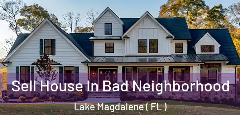  Sell House In Bad Neighborhood Lake Magdalene ( FL )