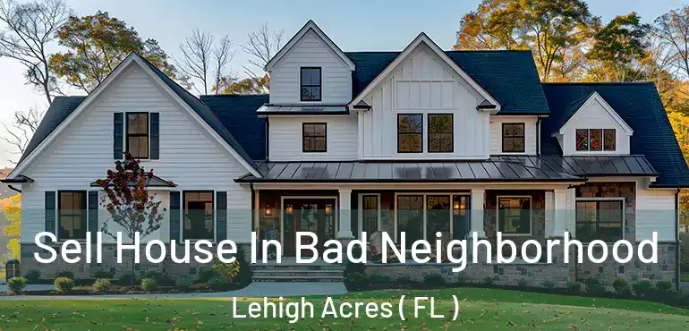  Sell House In Bad Neighborhood Lehigh Acres ( FL )
