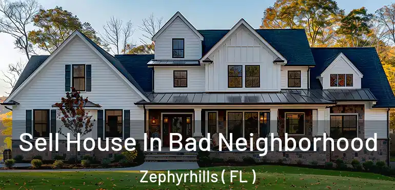  Sell House In Bad Neighborhood Zephyrhills ( FL )