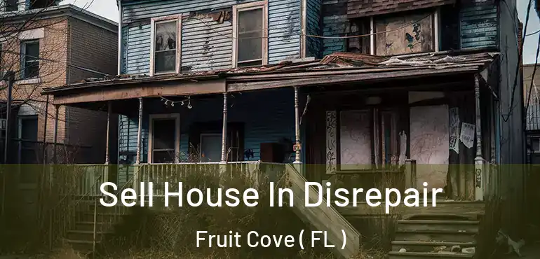  Sell House In Disrepair Fruit Cove ( FL )