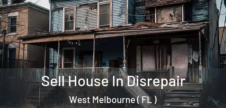  Sell House In Disrepair West Melbourne ( FL )
