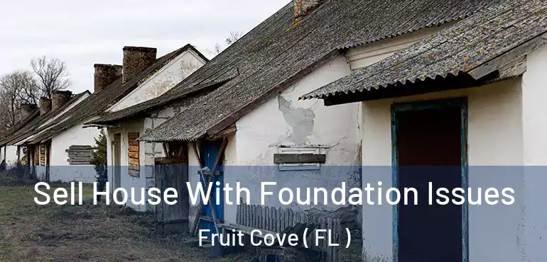  Sell House With Foundation Issues Fruit Cove ( FL )