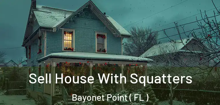  Sell House With Squatters Bayonet Point ( FL )