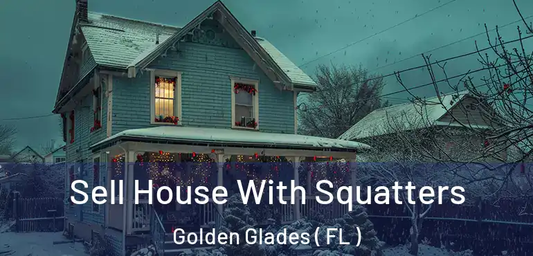  Sell House With Squatters Golden Glades ( FL )