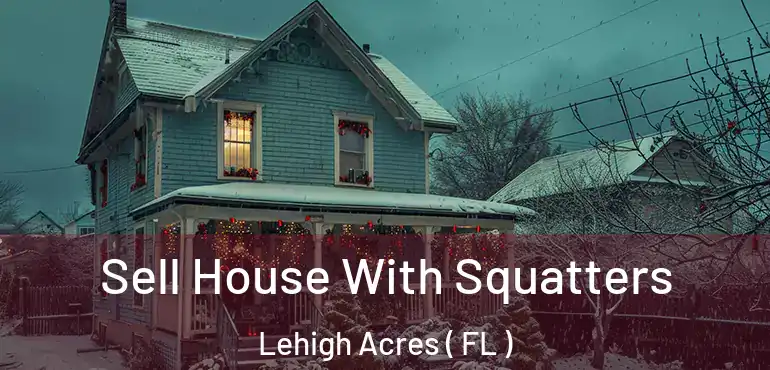  Sell House With Squatters Lehigh Acres ( FL )