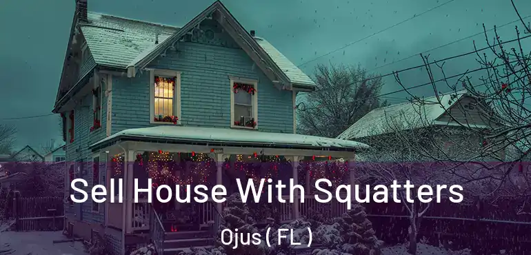 Sell House With Squatters Ojus ( FL )