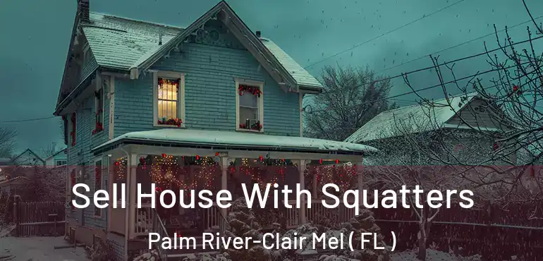  Sell House With Squatters Palm River-Clair Mel ( FL )