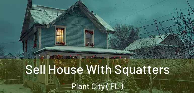  Sell House With Squatters Plant City ( FL )
