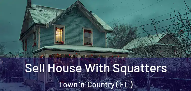  Sell House With Squatters Town 'n' Country ( FL )