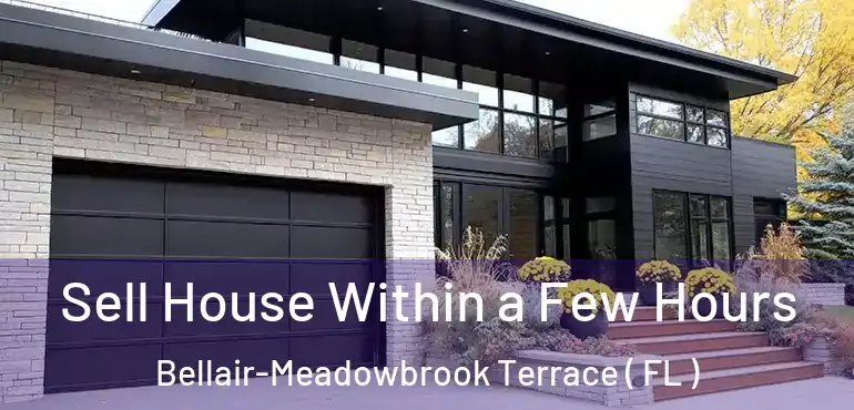  Sell House Within a Few Hours Bellair-Meadowbrook Terrace ( FL )