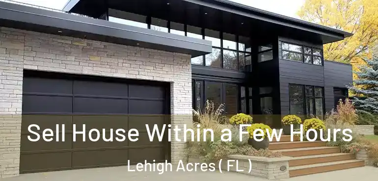  Sell House Within a Few Hours Lehigh Acres ( FL )