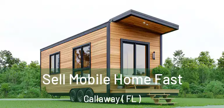  Sell Mobile Home Fast Callaway ( FL )