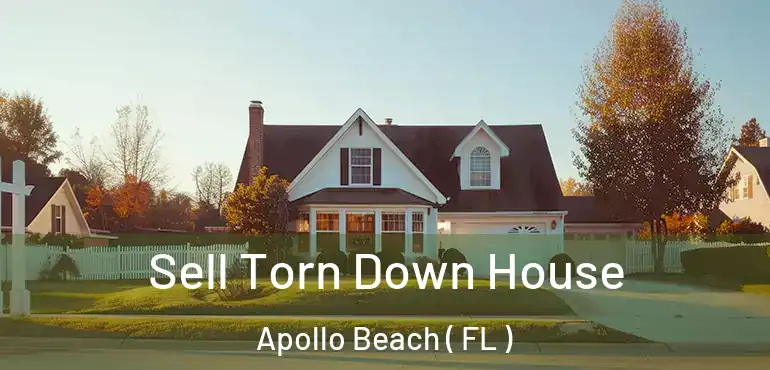  Sell Torn Down House Apollo Beach ( FL )