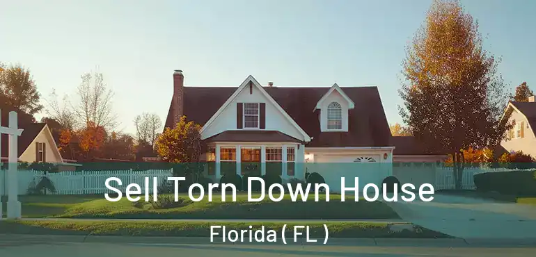  Sell Torn Down House Florida ( FL )