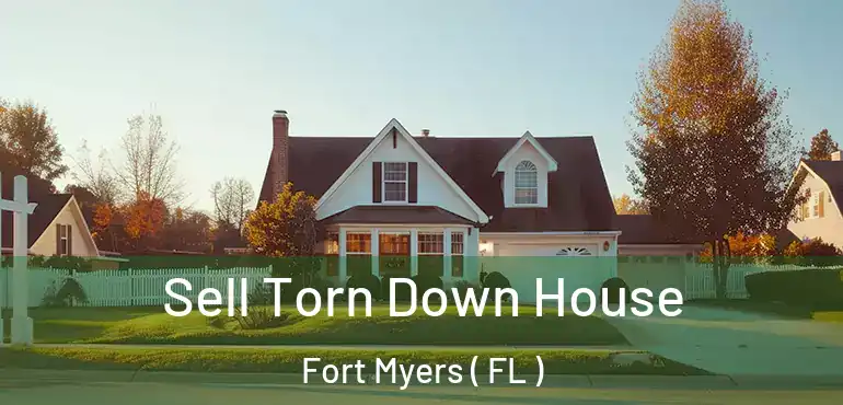  Sell Torn Down House Fort Myers ( FL )