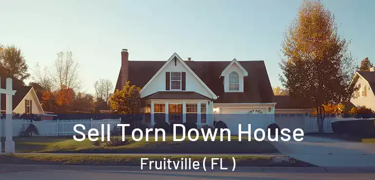  Sell Torn Down House Fruitville ( FL )