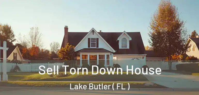  Sell Torn Down House Lake Butler ( FL )