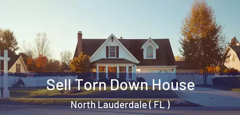  Sell Torn Down House North Lauderdale ( FL )