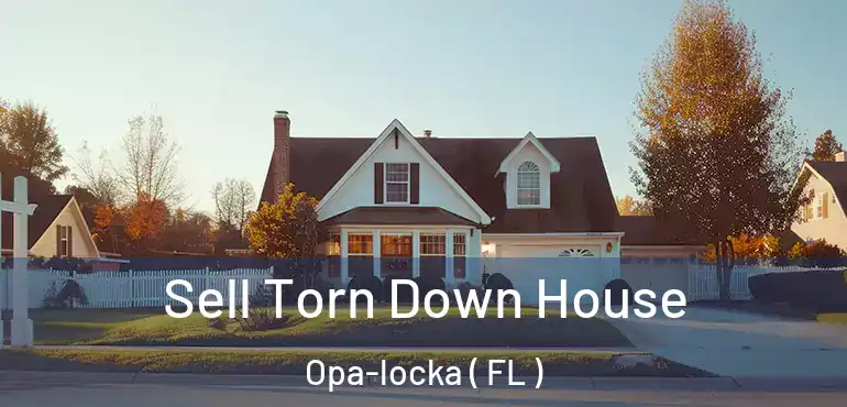  Sell Torn Down House Opa-locka ( FL )
