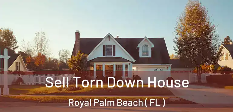  Sell Torn Down House Royal Palm Beach ( FL )