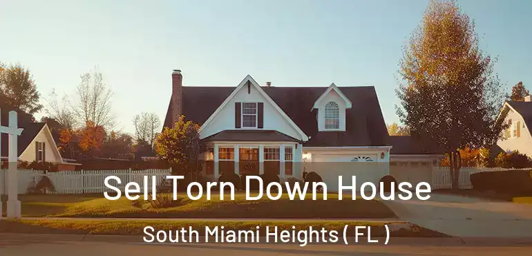  Sell Torn Down House South Miami Heights ( FL )