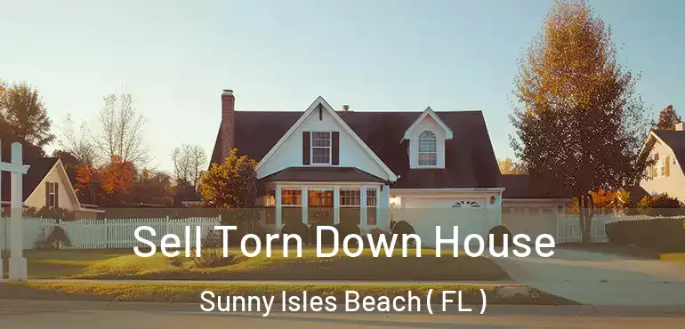  Sell Torn Down House Sunny Isles Beach ( FL )