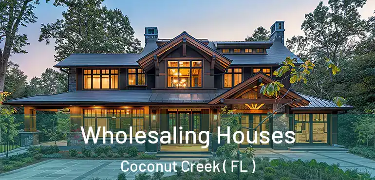  Wholesaling Houses Coconut Creek ( FL )