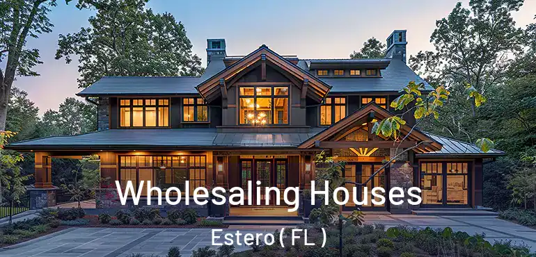  Wholesaling Houses Estero ( FL )