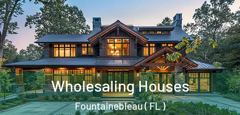  Wholesaling Houses Fountainebleau ( FL )