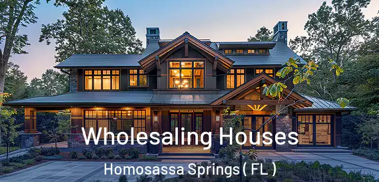  Wholesaling Houses Homosassa Springs ( FL )