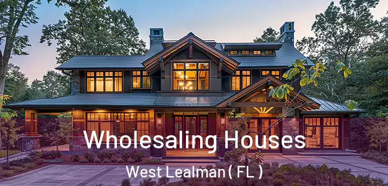  Wholesaling Houses West Lealman ( FL )